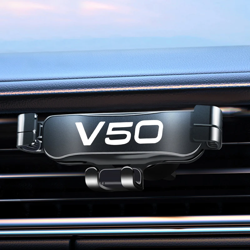 

Автомобильный держатель для телефона для Volvo V50 2016, автомобильный держатель с креплением на вентиляционное отверстие, автомобильный держат...