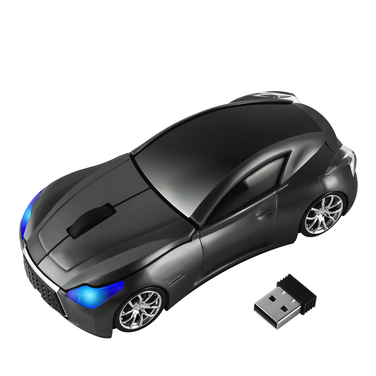 CHYI 2 4 Ghz Автомобильная беспроводная мышь Спортивная 1600 DPI USB компьютерная