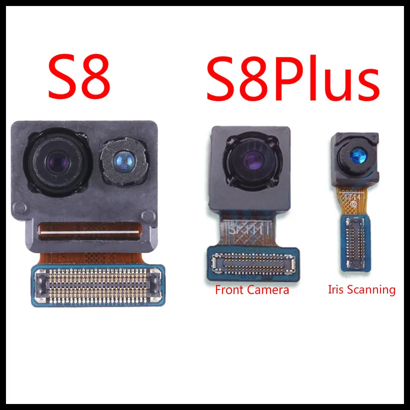 Высокое качество фронтальная камера с гибким креплением кабель для Samsung Galaxy S8 G950F G950U S8 плюс G955F G955U сканирования радужной оболочки уход за кожей лица фронтальная камера с гибким креплением