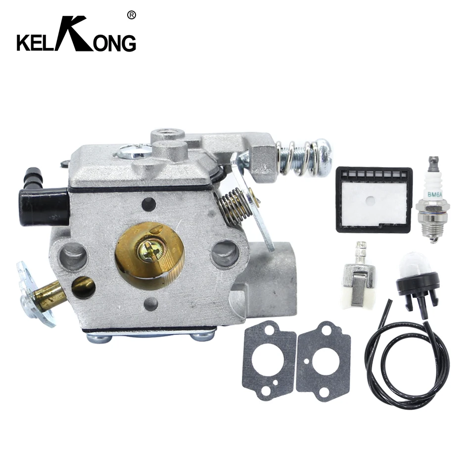 

KELKONG Carburetor Set for Walbro WT-589 for Echo CS300 301 305 340 341 345 346 Chainsaw Replace A021000231with Air Filter Spark