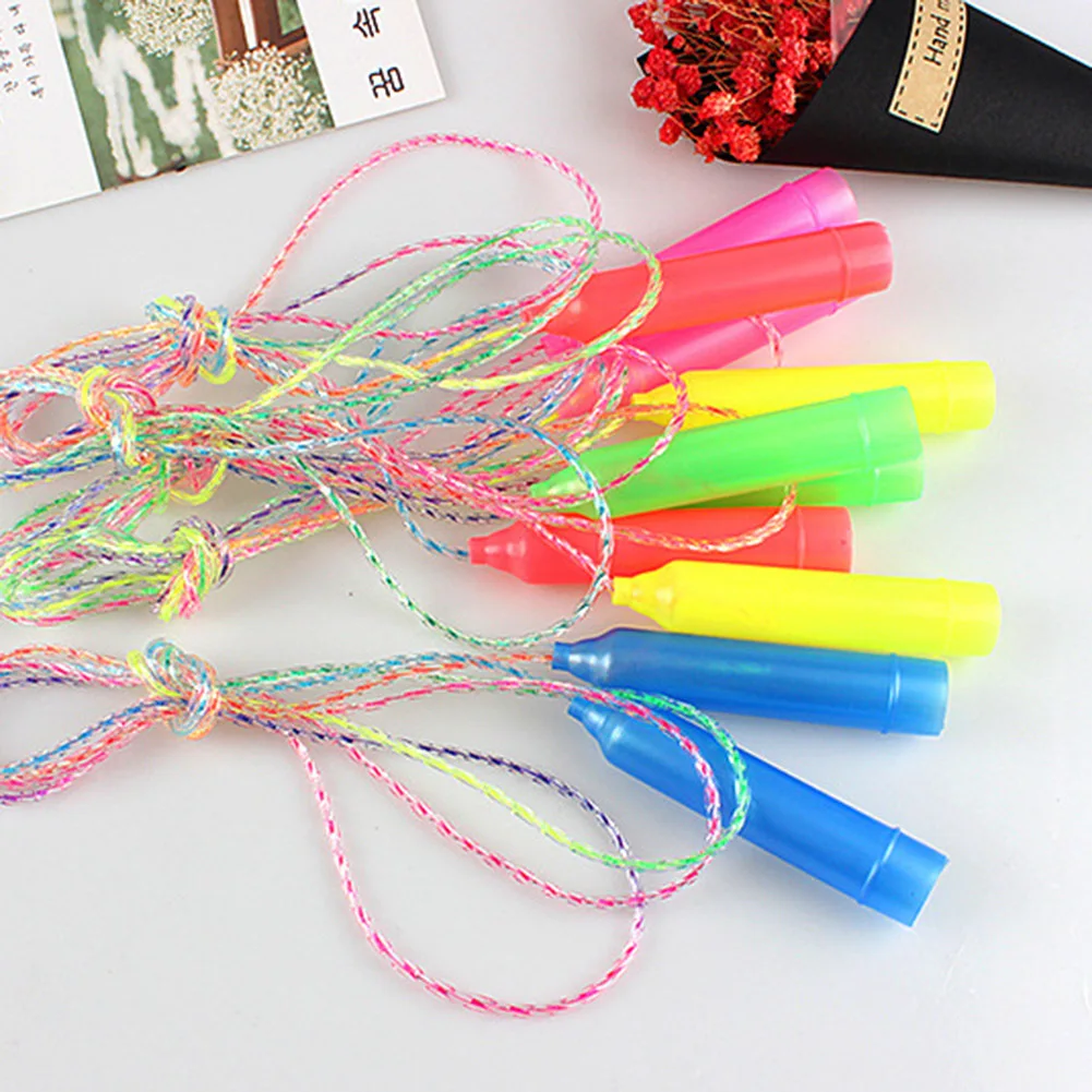 

75.5" Skipping Rope PVC Adjustable Jumping Rope for Kids, 10pcs Lightweight Jump Rope
