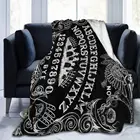 Ouija, черное ультрамягкое Флисовое одеяло, Фланелевое бархатное плюшевое одеяло