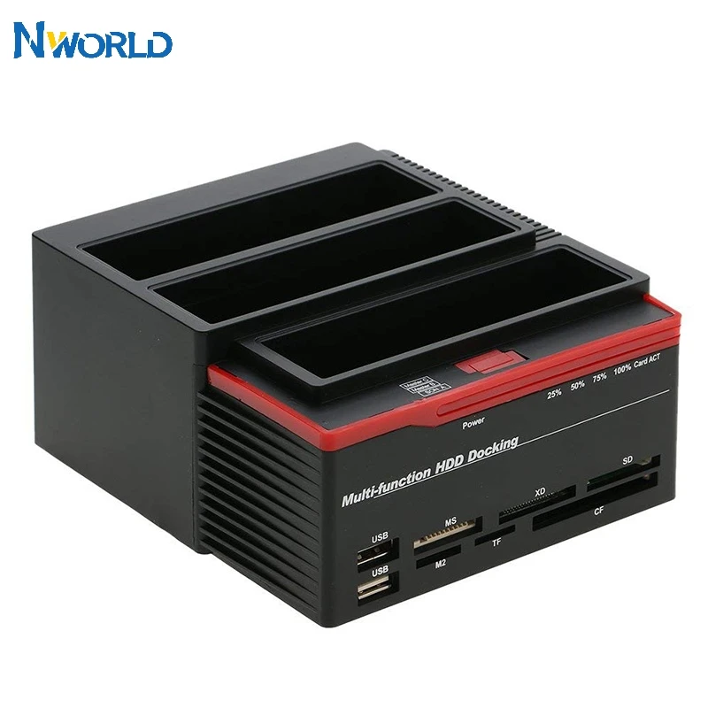 Док станция для внешних жестких дисков 2 5/3 5 дюйма USB 3 0 на порта SATA|Корпус жесткого