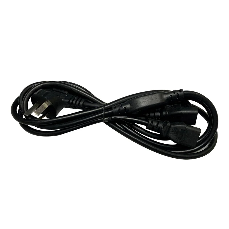 1.8M 3*0.75mm Australia - 2* C13 Power Extension Cable Cord New Zealand Plug TO IEC320 For Lead Laptop Charger LCD TV | Электроника