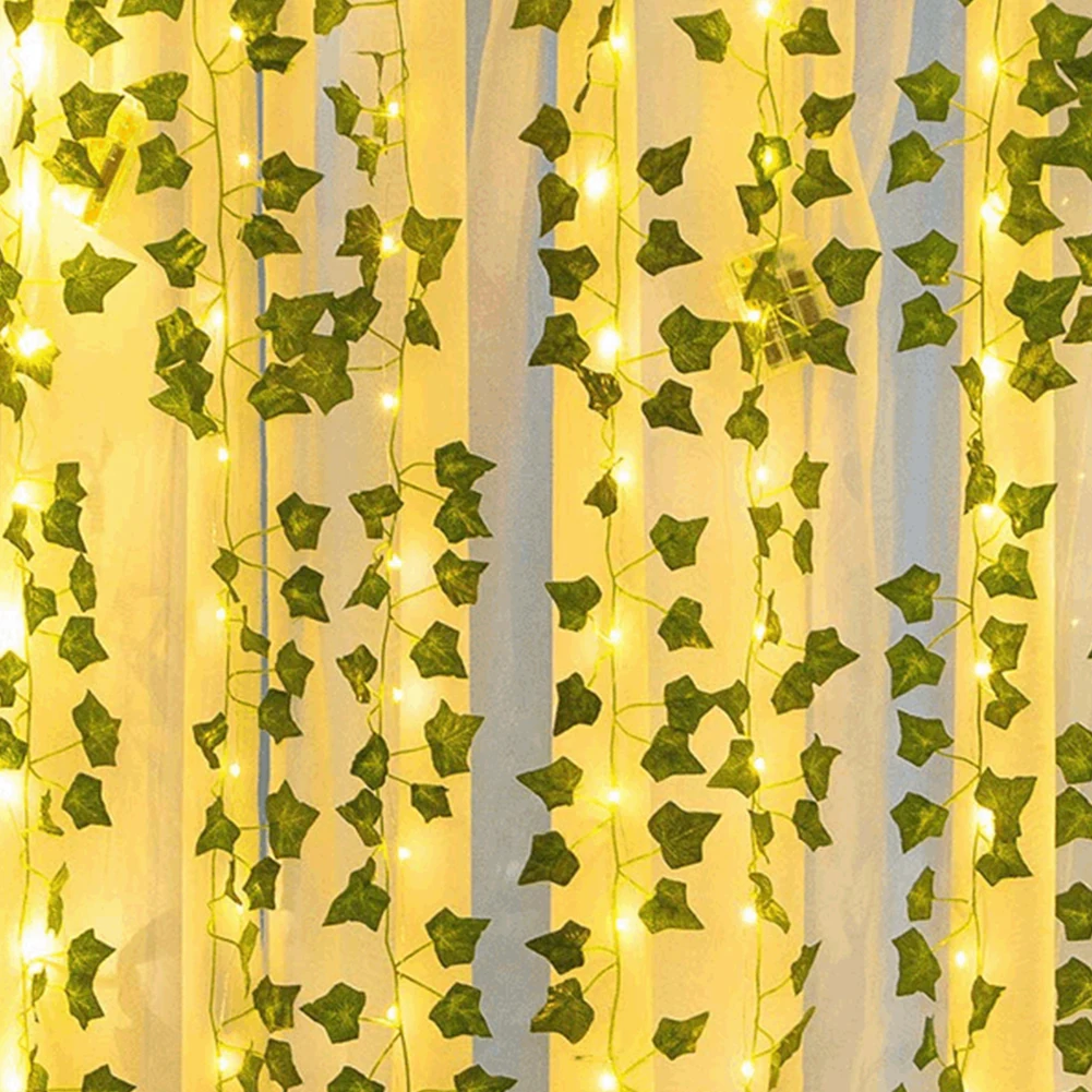 Искусственный Плющ 2 м гирлянда искусственные листья растения лоза с 20