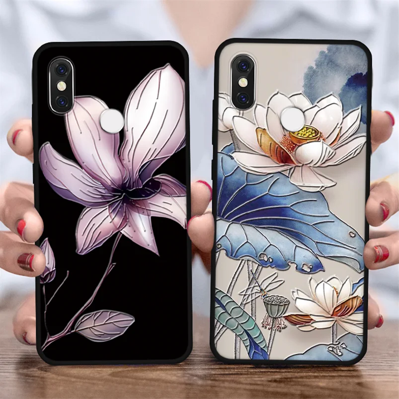 3D Тиснение ТПУ Cute Cat чехол для Xiaomi редми Примечание 8 Pro 7 5 5A 6 8T 6A 8A 7A Ми А3 А1 А2 5X 9 Lite