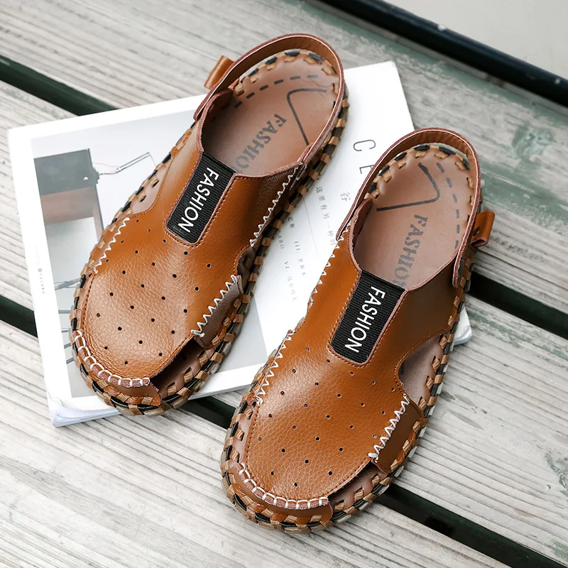 

Sandalia Masculina Couro Sport Sandals Sandalias Hombre Verano Summer Shoes Men Beach Cuero Sandalia Rasteira For Sandel
