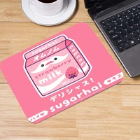 new product pink mouse pad cute japanese strawberry milk comfortable game small mouse pad size is 18x22cm rubber mouse pad desks