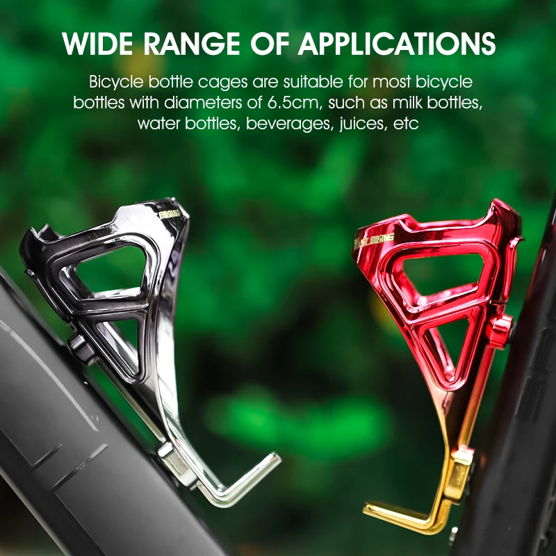 

WEST BIKING Bike Bottle Cage Ultralight MTB Road Bicycle Water Bottle Cage Holder Matte Drink Cup Brackets Cycling Accessories