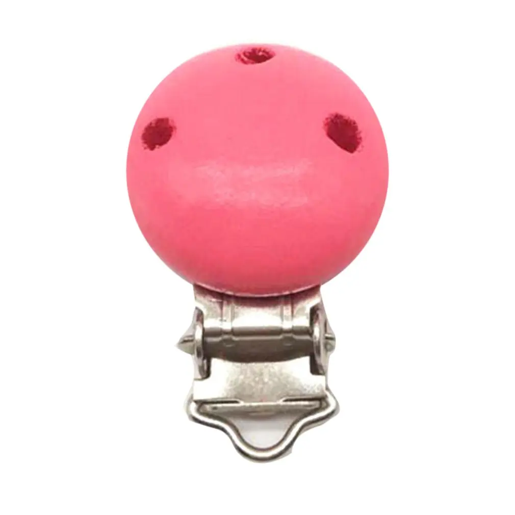 Портативный Размеры деревянный детский пустышка из бусин держатель ниппель для