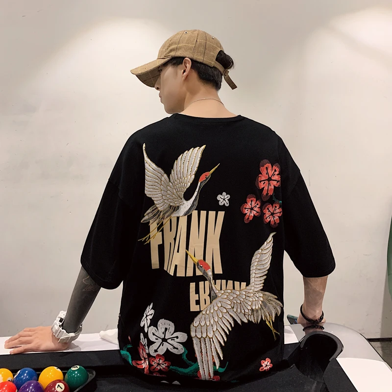 Мужская футболка 2020 Retra Harajuku Летняя мужская корейская мода Забавный Топ футболки