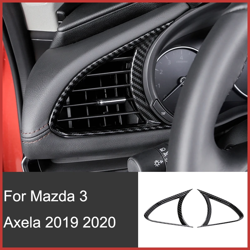 

Car Instrument Air Outlet Frame Decoration Accessories Left Right Interior Decorative For Mazda 3 Axela 2019 2020 Accessories