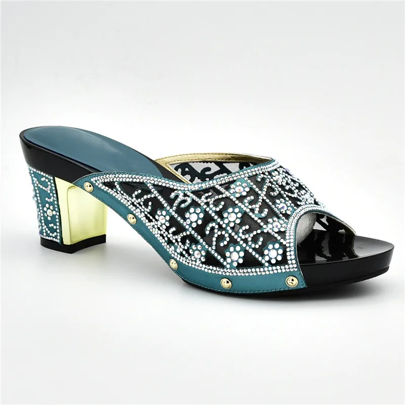Latest Design Womens Dress Shoes Open Toe Slip on Wedding Decorated with Rhinestone Pumps Women High Heels | Обувь