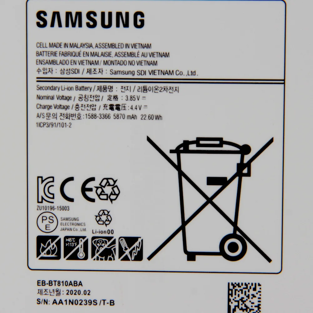 Оригинальный аккумулятор для планшета EB-BT810ABE Samsung GALAXY Tab S2 9 7 T815C T815 SM-T810 SM-T817A T813 T819C