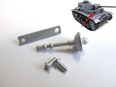 Mato 1/16 немецкий Panzer III Радиоуправляемый Танк верхний корпус металлический автомат