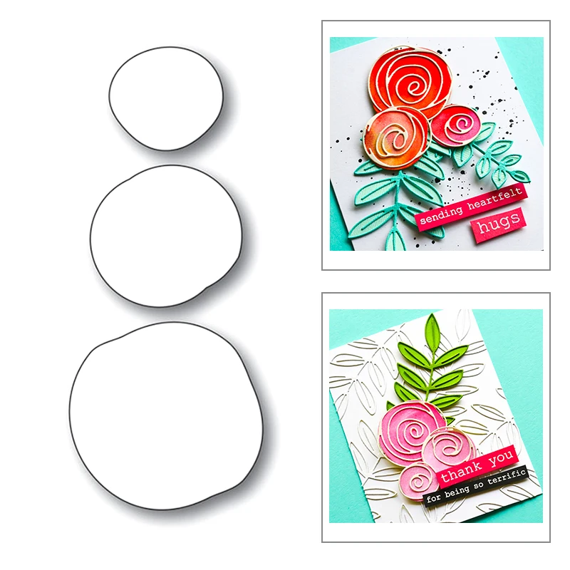 Новинка 2020 г. многослойные металлические штампы с изображением цветов розы для