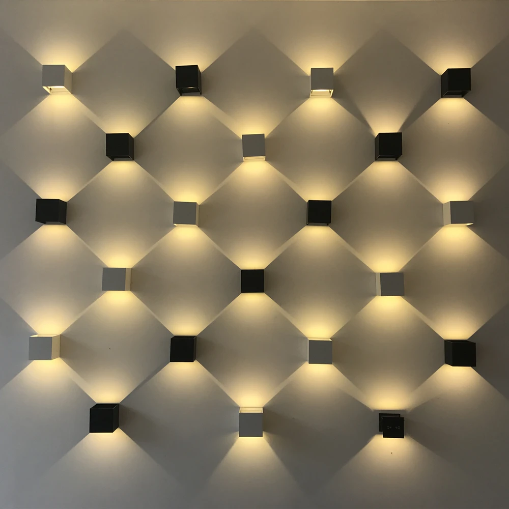 Luces led лампа для спальни освещение украшение на стену Скандинавская luz quarto зеркало
