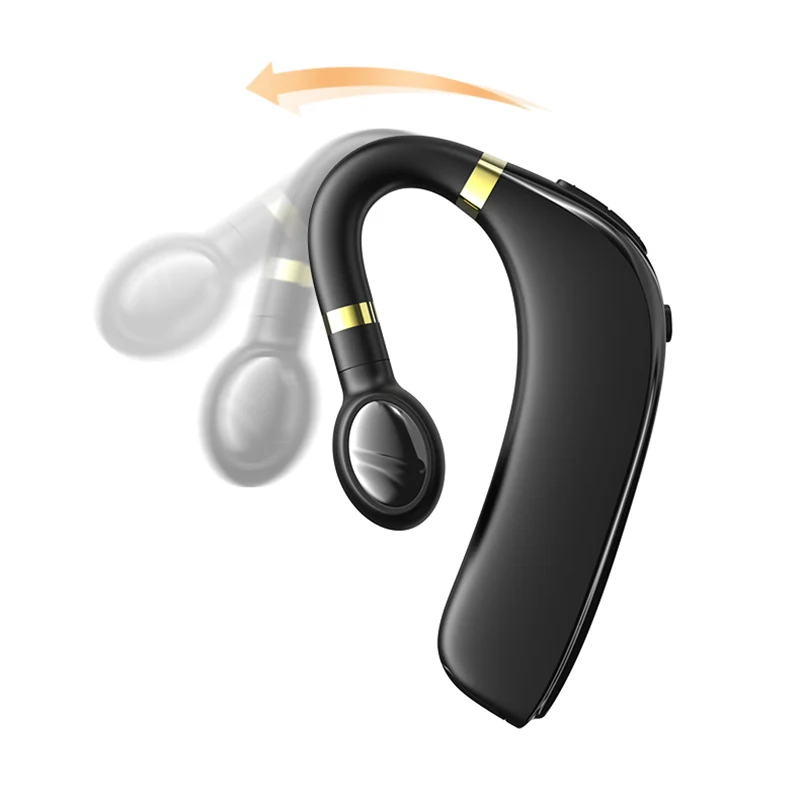 Фото Bluetooth-наушники с микрофоном, беспроводная гарнитура с функцией Hands-free, контроль громкости батареи, для разговоров №4