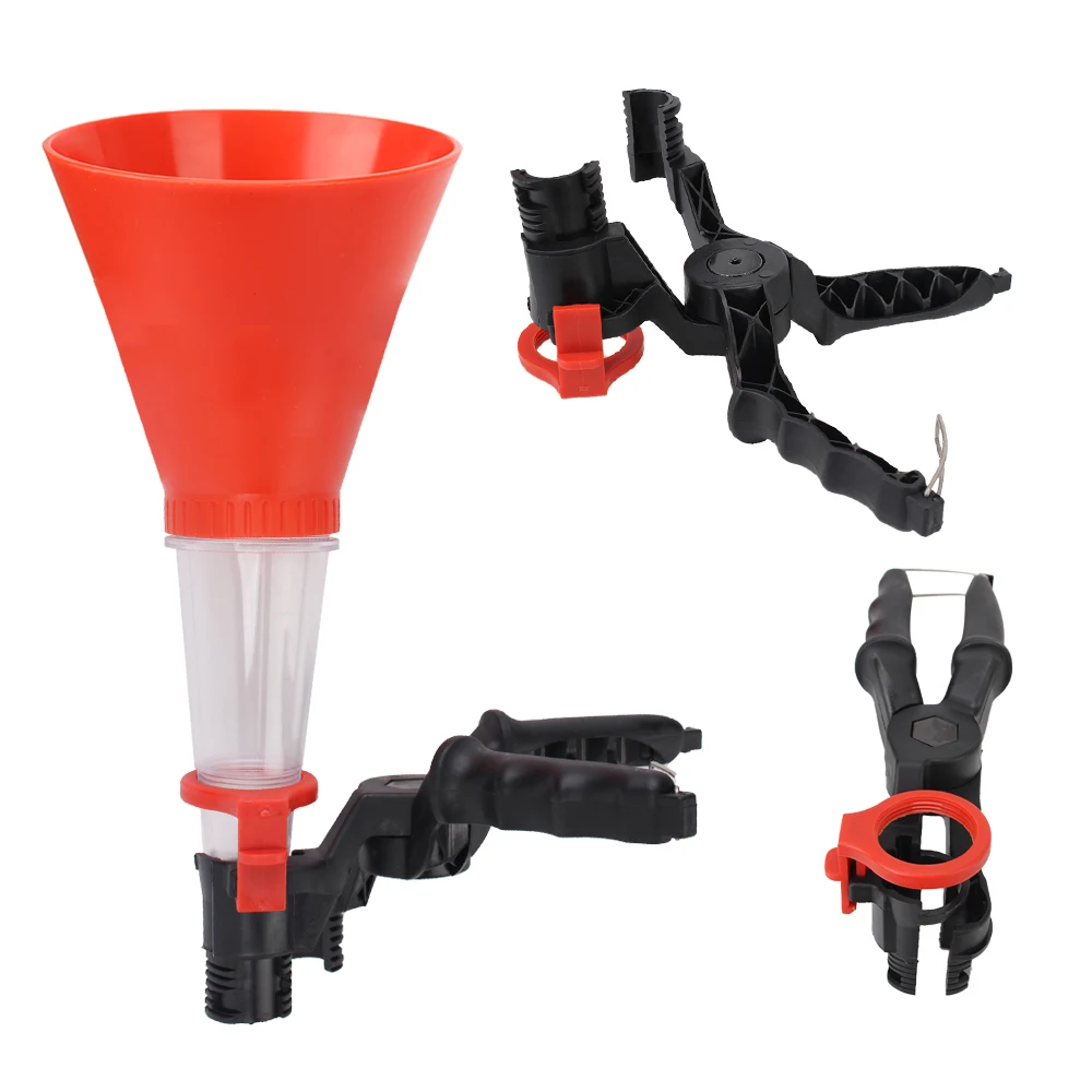 

Universal Car Engine Oil Funnel Fuel Add Funnel Tools Adjustable Gasoline Special Funnel Non-leakage Design