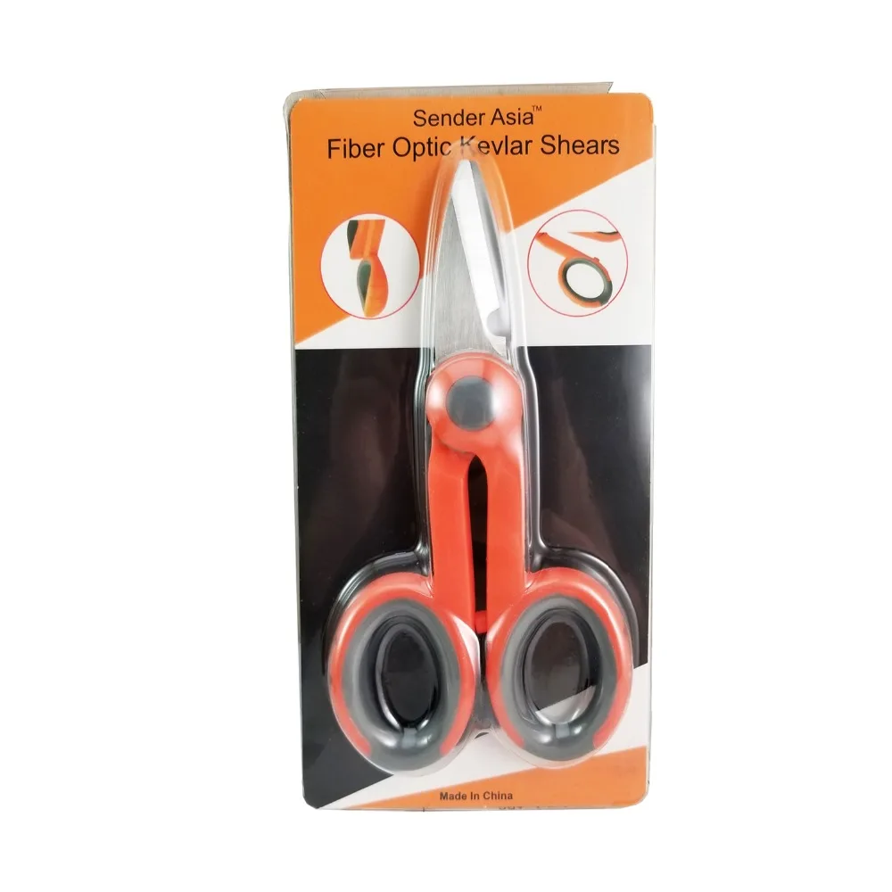 

5PCS Kevlar Cutter Tools /Fiber Cable Cutting / Slip-resistant Scissors / Steel Electrician Scissors
