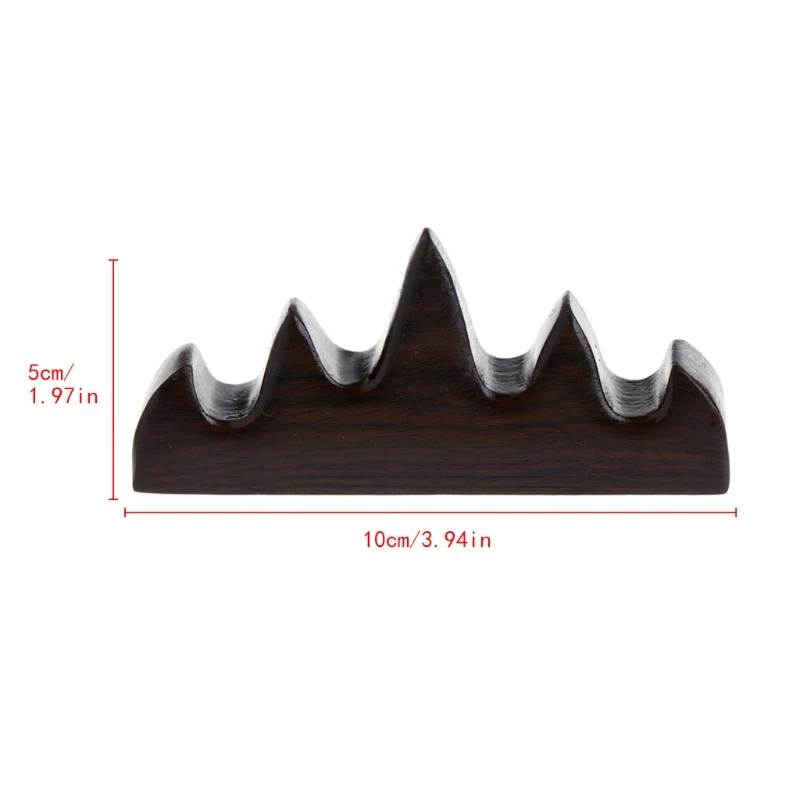 Vintage Wooden Brush Rest Stand Chinese Calligraphy Pen Rack Holder K92C | Канцтовары для офиса и дома