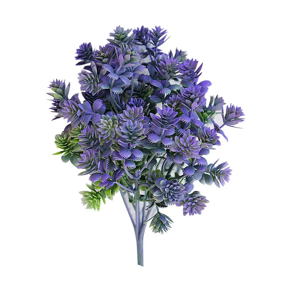 

1Pc Artificial Grass 7 Branches Garden Decor DIY Flower Arrangement Fake Plant