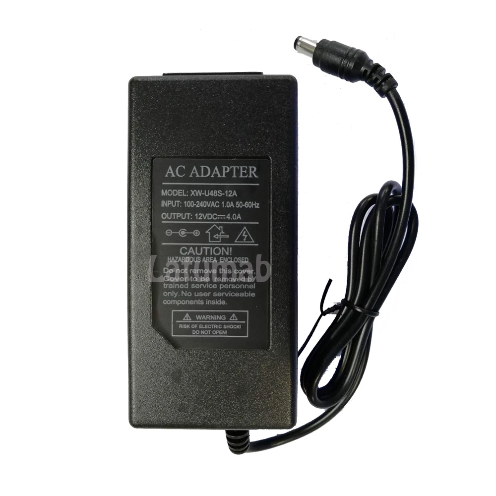 12 В 4 а адаптер переменного и постоянного тока для зарядного устройства с ЖК