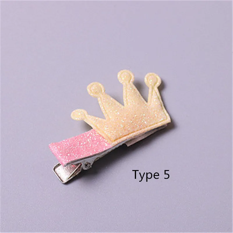 2018 горячая Распродажа 5 шт./упак. детские заколки для волос милая Корона цветы