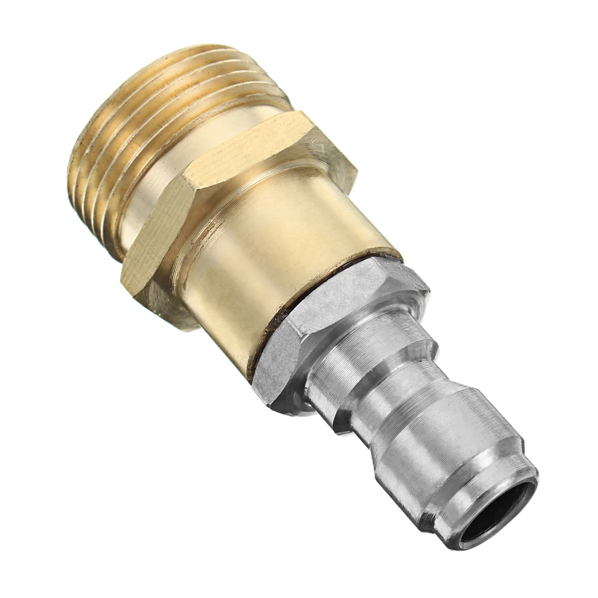 

New M22 Threaded Nozzle Quick Connect Connector Head For Foam High Pressure Washer Washing Machine