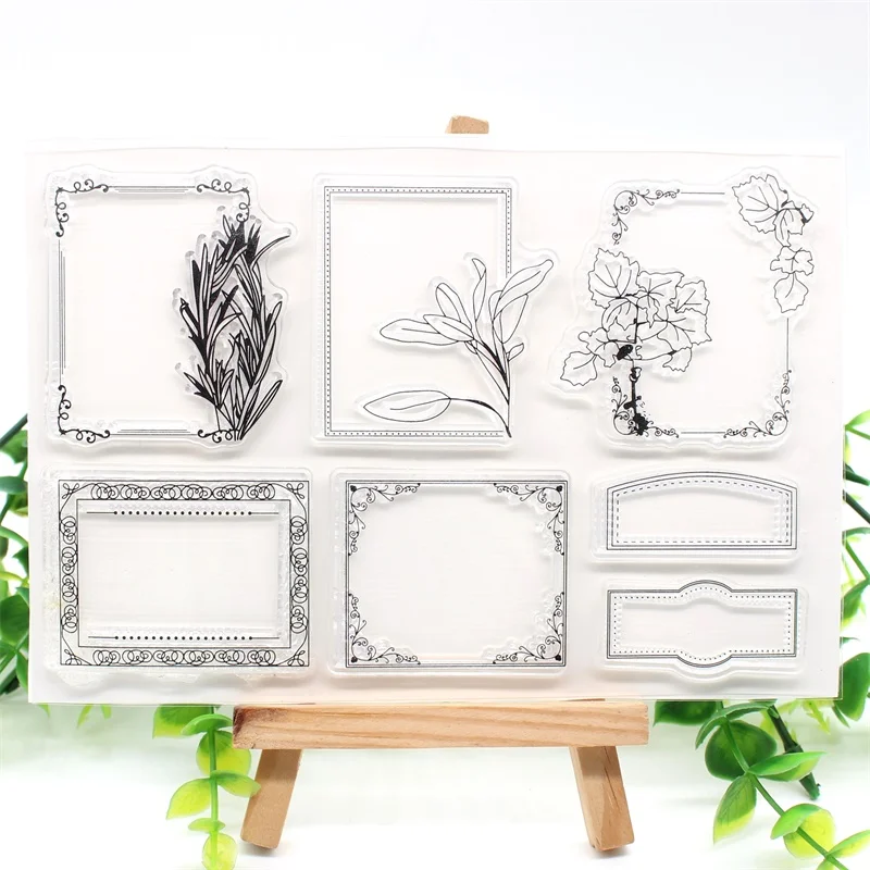 Прозрачная силиконовая фоторамка KSCRAFT для рукоделия скрапбукинга изготовления