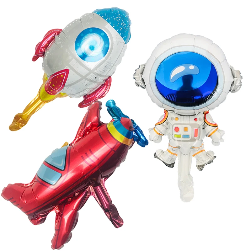 50 шт мини клипсы для воздушных шаров космонавта самолет ракета шары свадьбы и дня