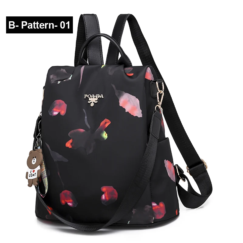 B-Pattern-01 Vadim, новинка, модные женские рюкзаки, водонепроницаемый, Оксфорд, рюкзак, женский, анти краж, рюкзак, школьные сумки для девочек, Mochila Mujer - Цвет: B-Pattern-01
