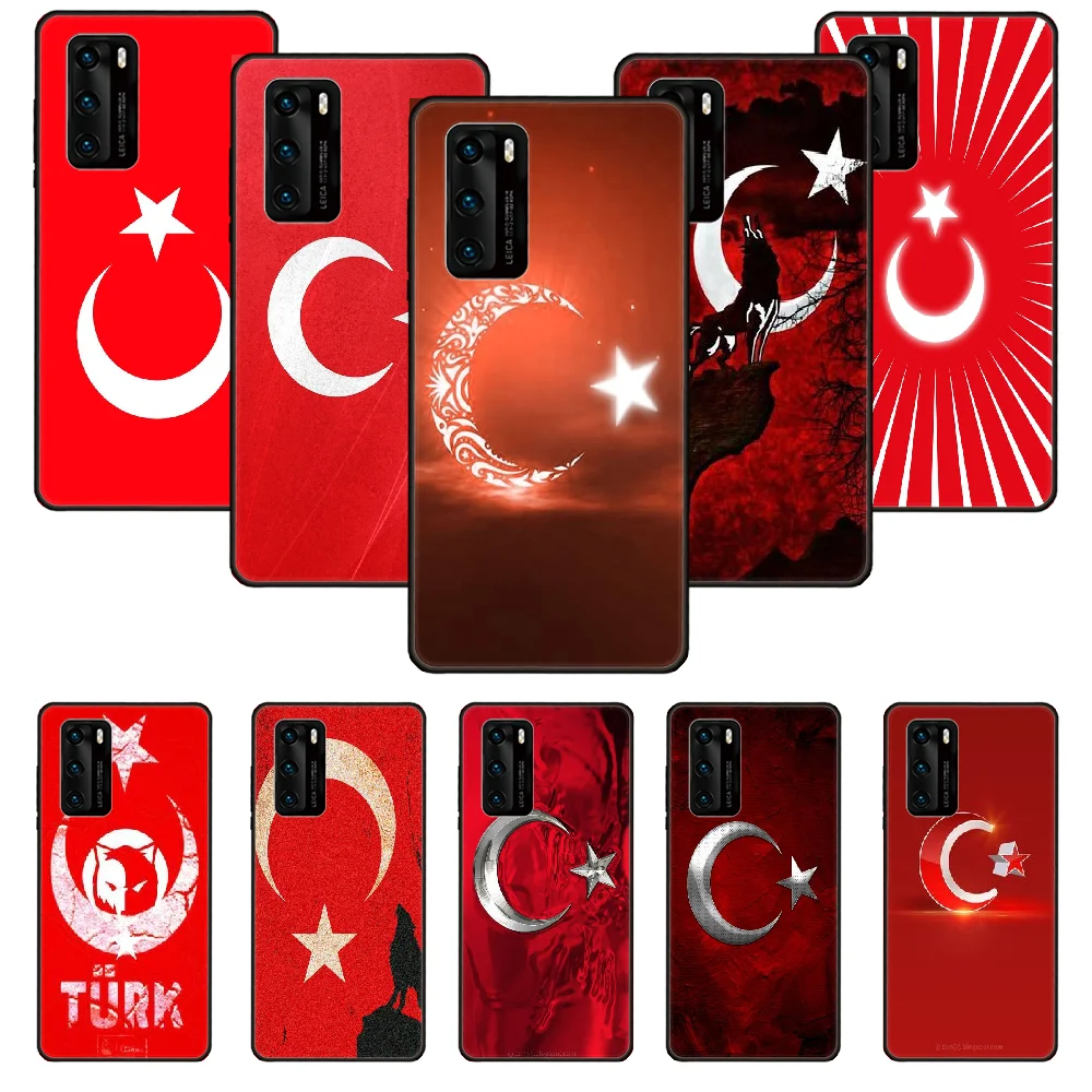 Чехол для телефона Huawei P20 P30 P40 P Smart Z + P10 Mate 30 10 20 Lite Pro черный чехол 3D Etui ТПУ