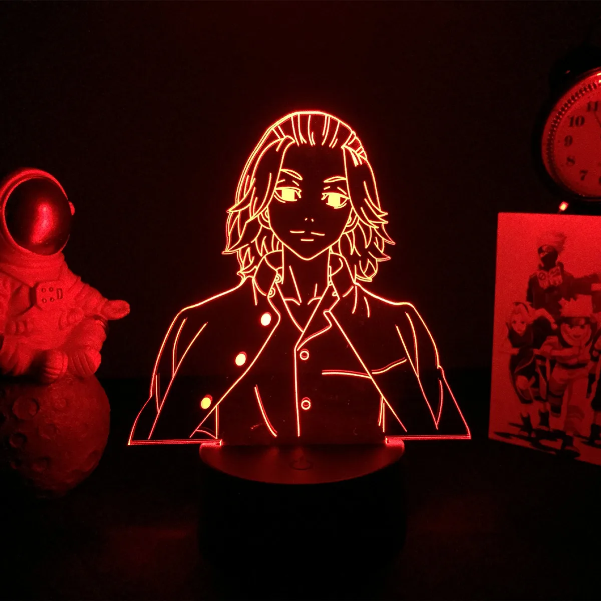 

Manga 3d Lamp Tokyo Revengers Mikey Figure for Kids Bedroom Decor Led Night Light Birthday Gift Desk Tokyo Revengers Light Anime