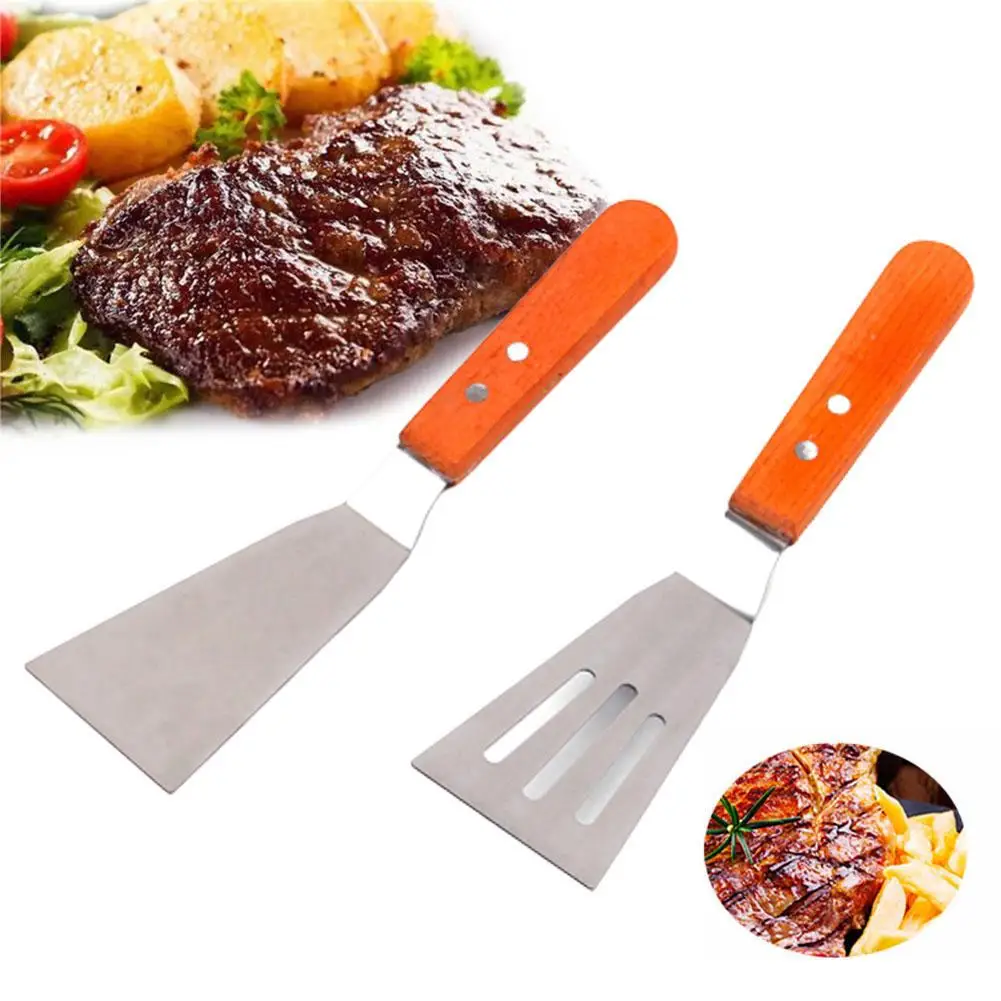 Горячая Распродажа лопата из нержавеющей стали длинная Лопата с деревянной