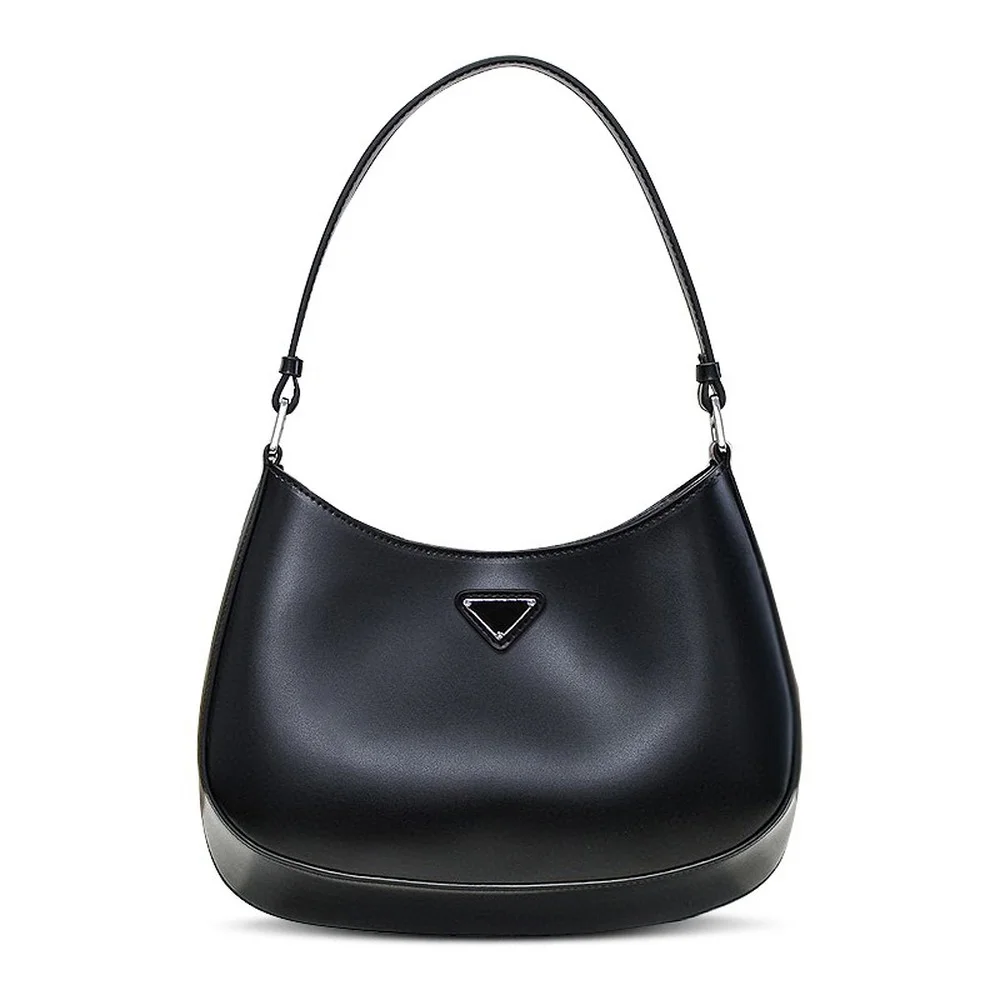 

2021 early spring new shiny baguette bag leather armpit bag calfskin single-shoulder handbag handbags women bags