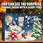 Календарь для взрослых, календарь с обратным отсчетом на 24 дня, рождественские игрушки, рождественское ожерелье комплект украшений, Подарочная коробка, 2021