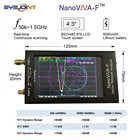 Векторный анализатор сети NanoVNA-F, измеритель КСВ 50 кгц-1.5 ГГц, 4,3 дюйма, IPS цифровой экран TFT, коротковолновый анализатор антенны MF HF VHF
