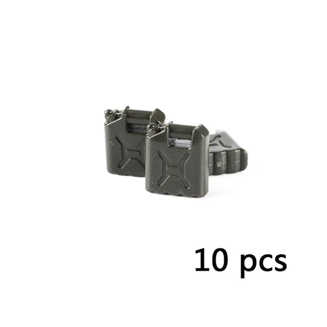 Black-10pcs WW2 Военная игрушечное оружие строительные блоки Sentry port Oil Barrow Cart корабль армейская камуфляжная лодка город МОС серия кирпичные игрушки C128 - Цвет: Black-10pcs