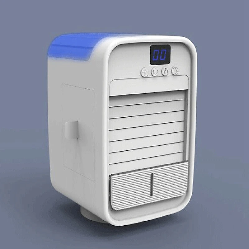 

Mini USB Portable Air Cooler Fan Air Conditioner Light Desktop Air Cooling Fan Humidifier Purifier for Office Bedroom