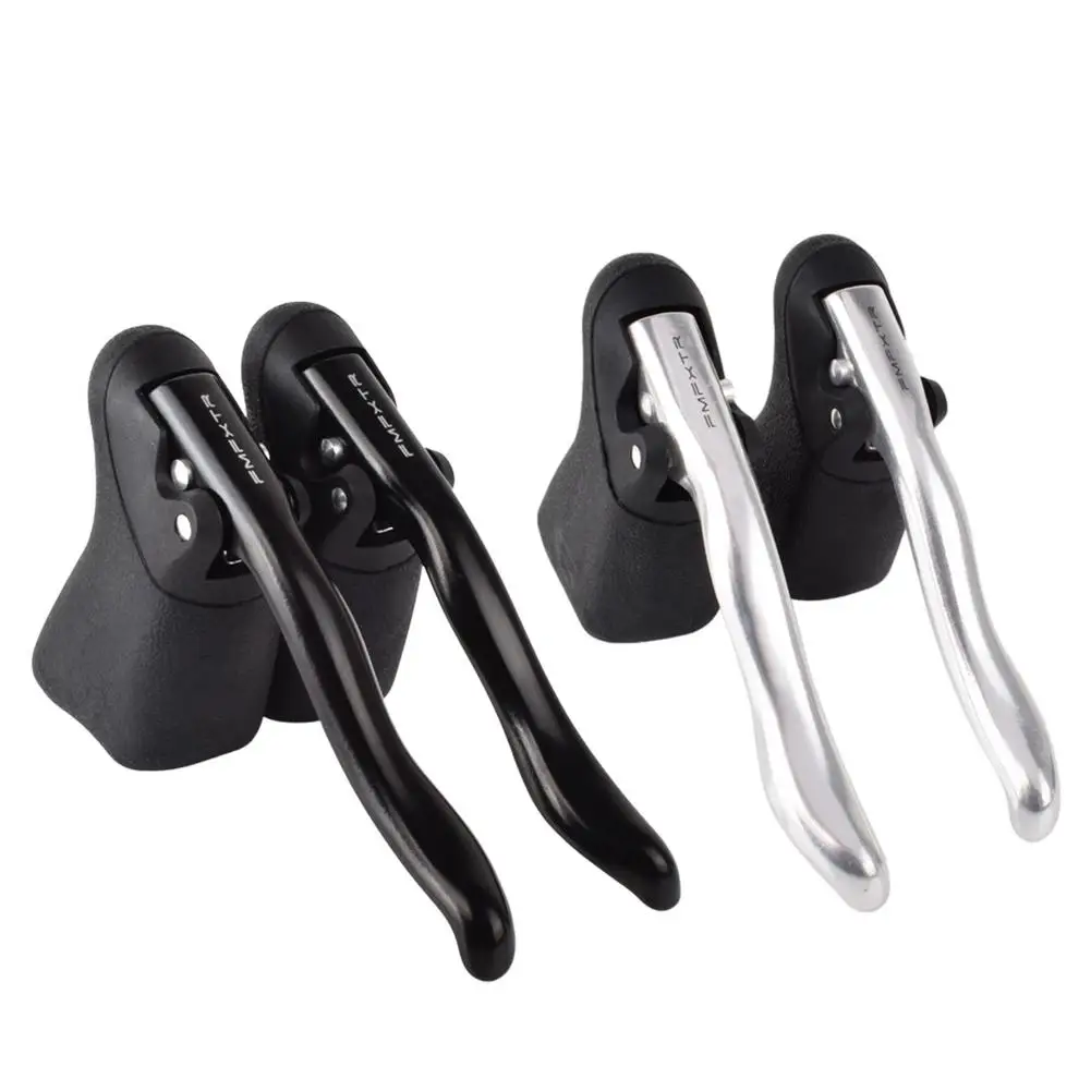 

1 пара тормозной рычаг для велосипеда из алюминиевого сплава тормозной рычаг для руля горного велосипеда диаметр 22,2-23,8 мм Универсальная Тор...