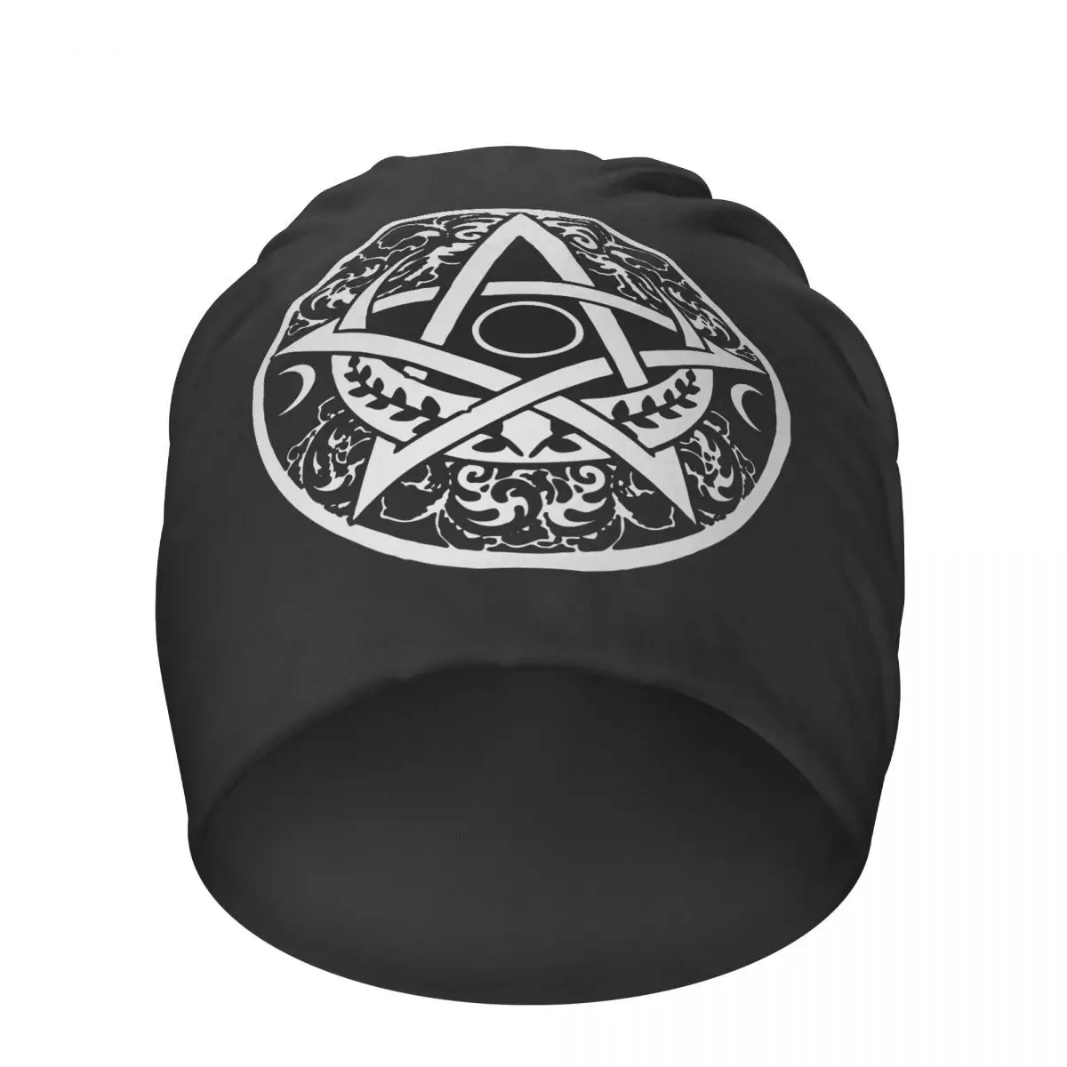 

PENTAGRAM Beanies Pullover Cap Adult Fashion Knitted Hats PENTACLE Relaxed Skullies Beanies Breathable Hedging Cycling Hats