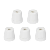 uxcell 5pcs 6 5mm dia ceramic tapered insulators beads alumina porcelain stepped insulator for heating wire