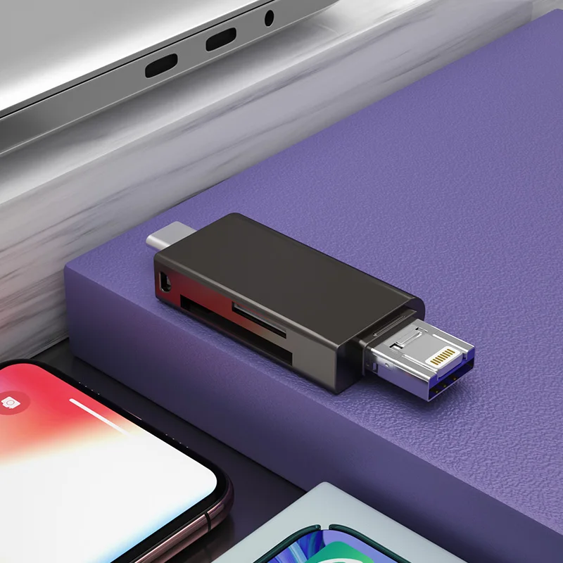 DM 5  1  CR023 SD/TF    USB lightning   micro usb