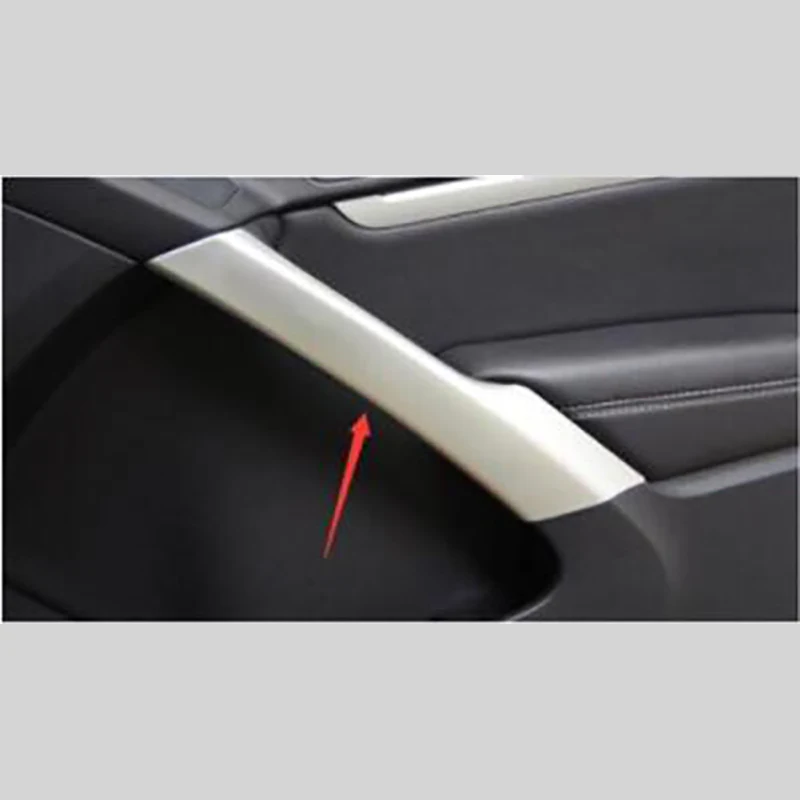 4 шт./компл. подходит для Vw Tiguan 2012 2013 ABS Chrome матовая отделка внутренняя дверная ручка подлокотник декоративная крышка Накладка для укладки волос