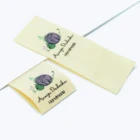 Пользовательские Вышивание меткибренд этикетки, бирки для одежды на заказ, украшен бантиком из ленты, этикетки, этикетки (FR089)