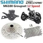 Набор для горного велосипеда SHIMANO DEORE M6100 12s, переключатель передач SGS, задний переключатель 10-51T, кассета M6100, цепь