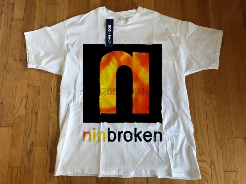 

vintage NINE INCH NAILS Broken Fixed 1994 t shirt Trent Reznor Downward Reprint(1)