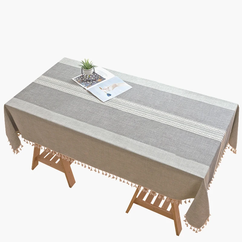 Хлопковая скатерть покрытие для стола пыленепроницаемые моющиеся настольные