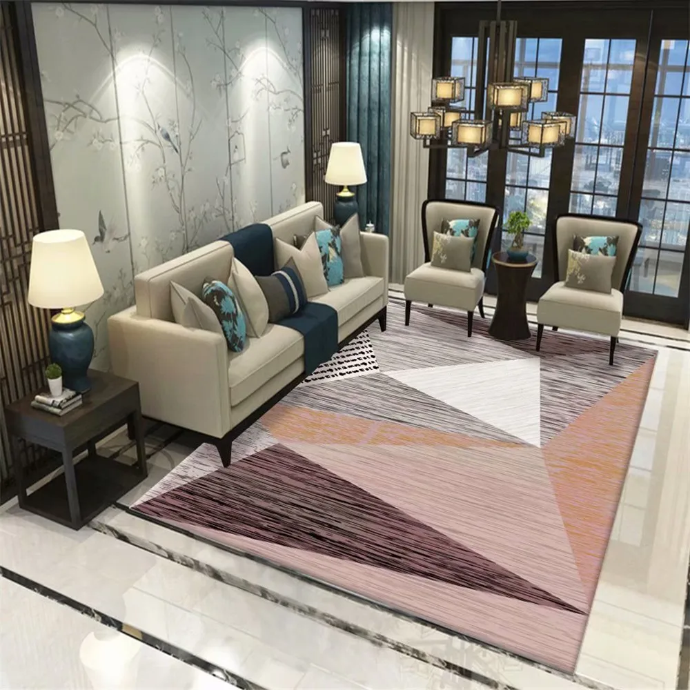 3D ковер для гостиной домашние коврики с геометрическим узором спальни
